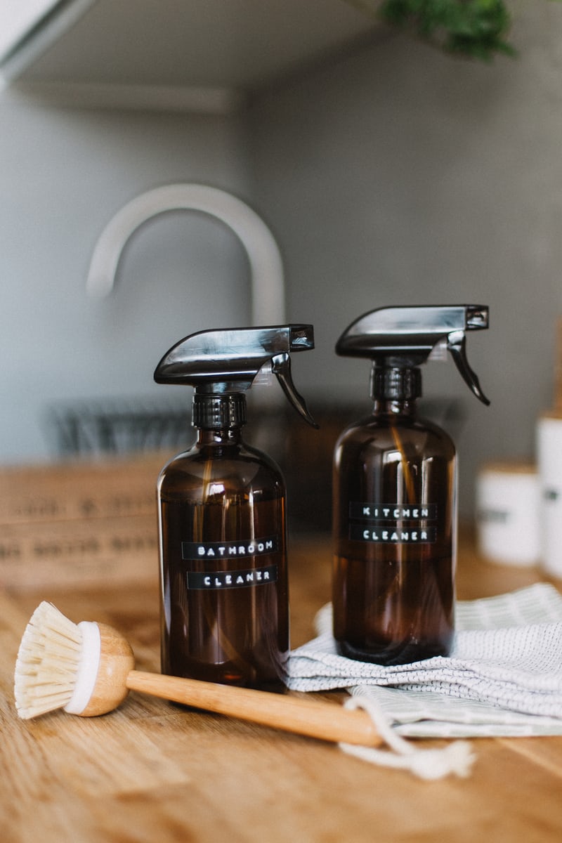 Pulizie della casa zero waste